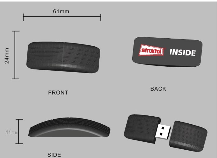 Clé USB Tire Tread 8 Go 