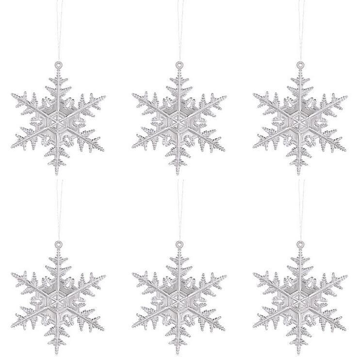 Décoration de flocon de neige en acrylique 