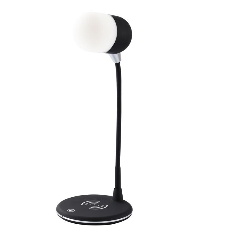 Chargeur sans fil à lumière LED avec audio Bluetooth 