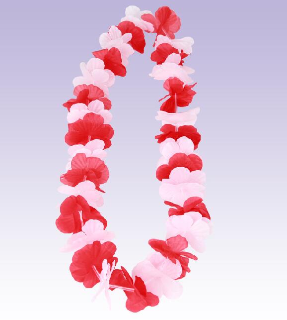 Collier de fleurs hawaïennes de fleurs du Canada 