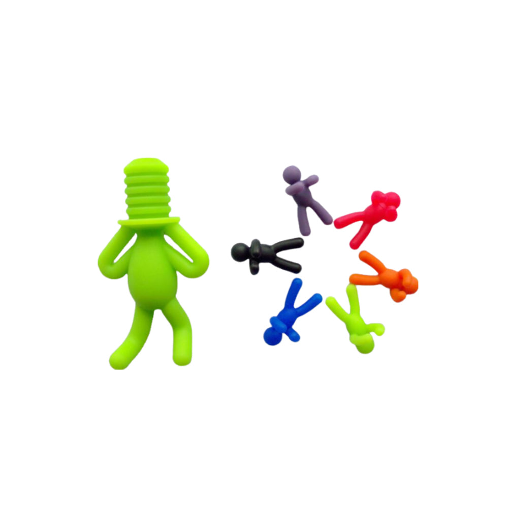 Bouchon de bouteille de vin créatif en silicone 