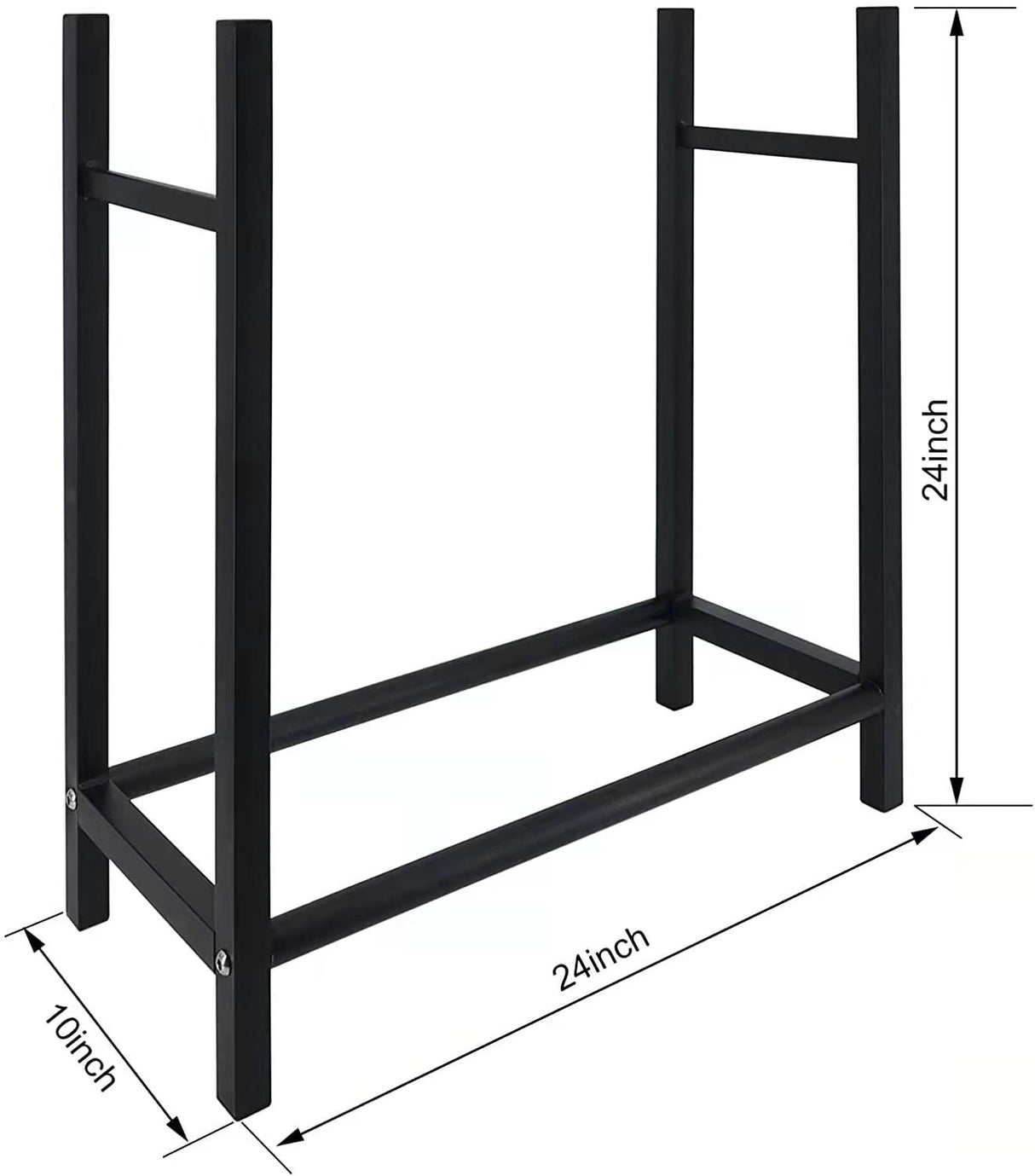 2ft Outdoor Firewood Rack Holder - Yorkn Inc✅