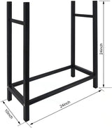 2ft Outdoor Firewood Rack Holder - Yorkn Inc✅