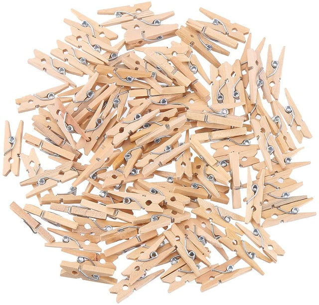 3 - 1/4" Wooden Clothespin - Yorkn Inc✅