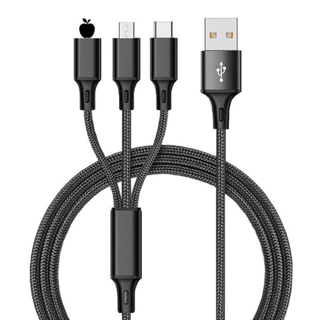 3 - in - 1 Mobile Phone Charging Cable - Yorkn Inc✅