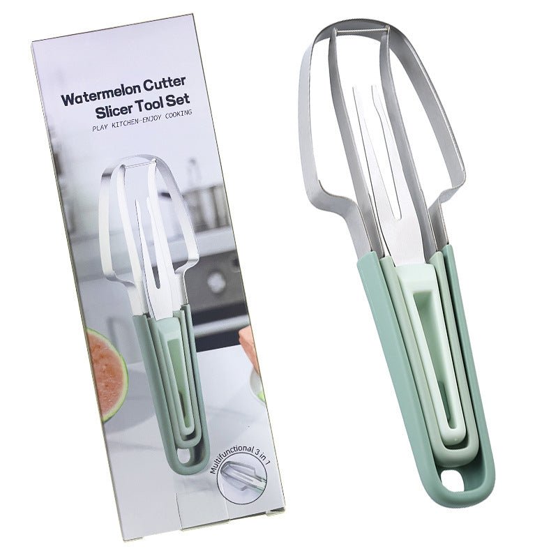 3 - in - 1 Watermelon Cutter Slicer Tool - Yorkn Inc✅