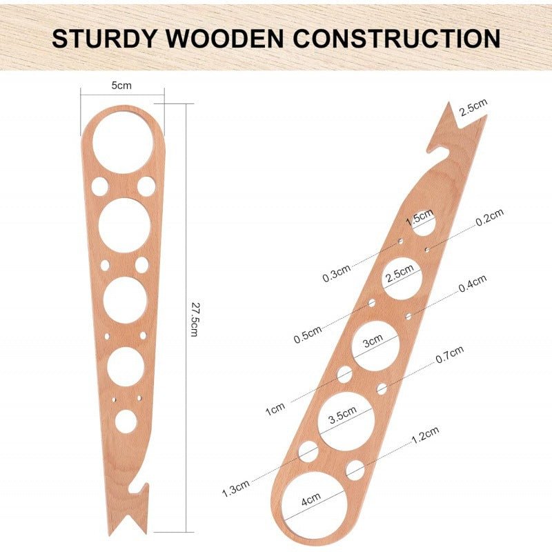 3 In 1 Wooden Spaghetti Pasta Measurer To - Yorkn Inc✅