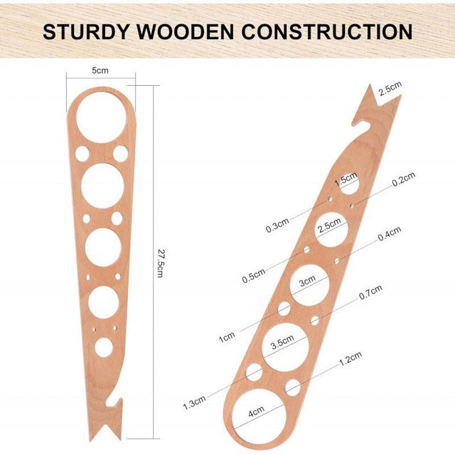 3 In 1 Wooden Spaghetti Pasta Measurer To - Yorkn Inc✅