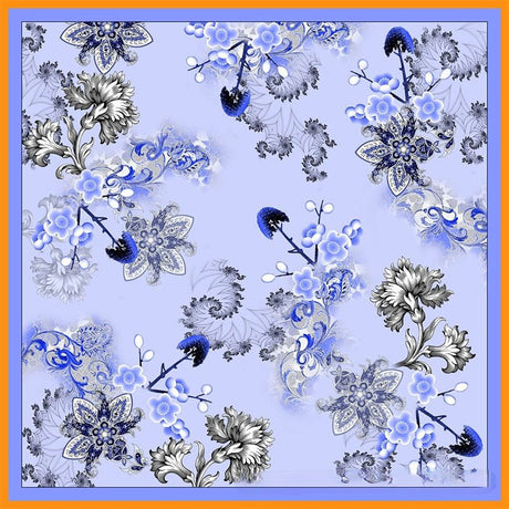 30 Inches Imitation Silk Scarf - Yorkn Inc✅