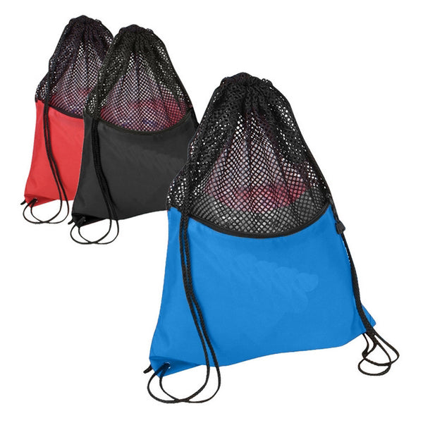 Sac en filet à cordon durable 