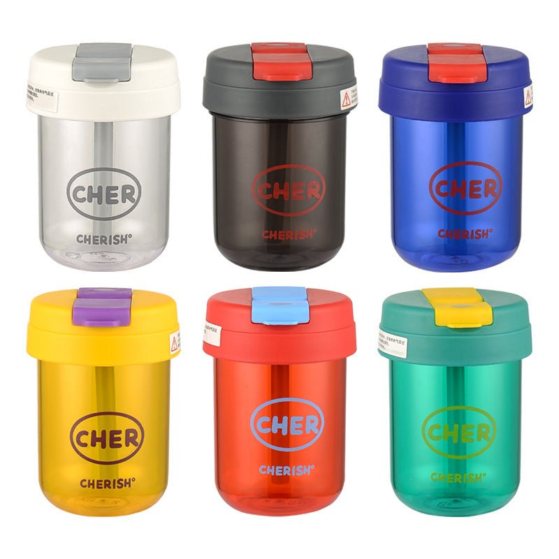 300ml Children Straw Water Bottle - Yorkn Inc✅
