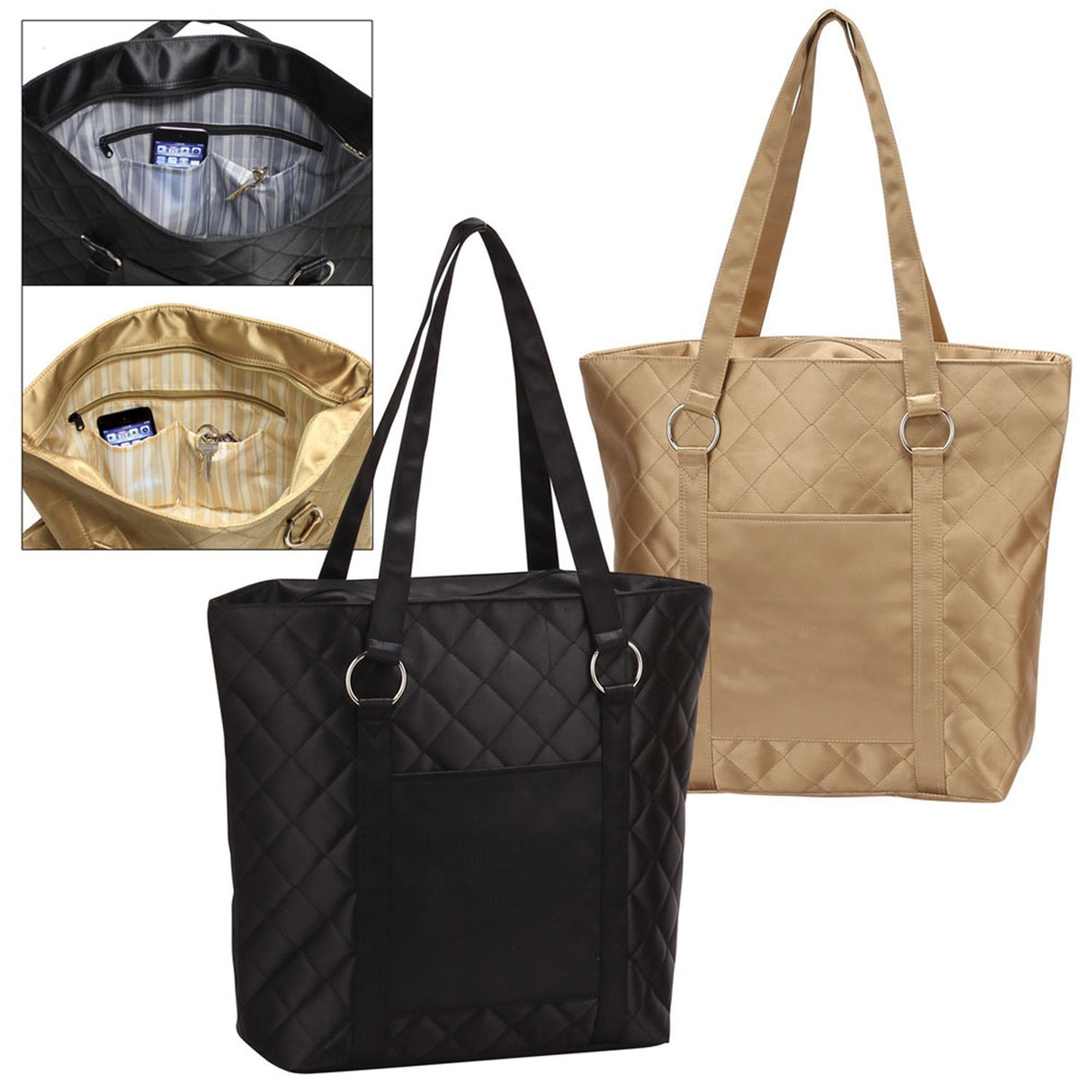 Sac fourre-tout matelassé pour femme - Par bateau 
