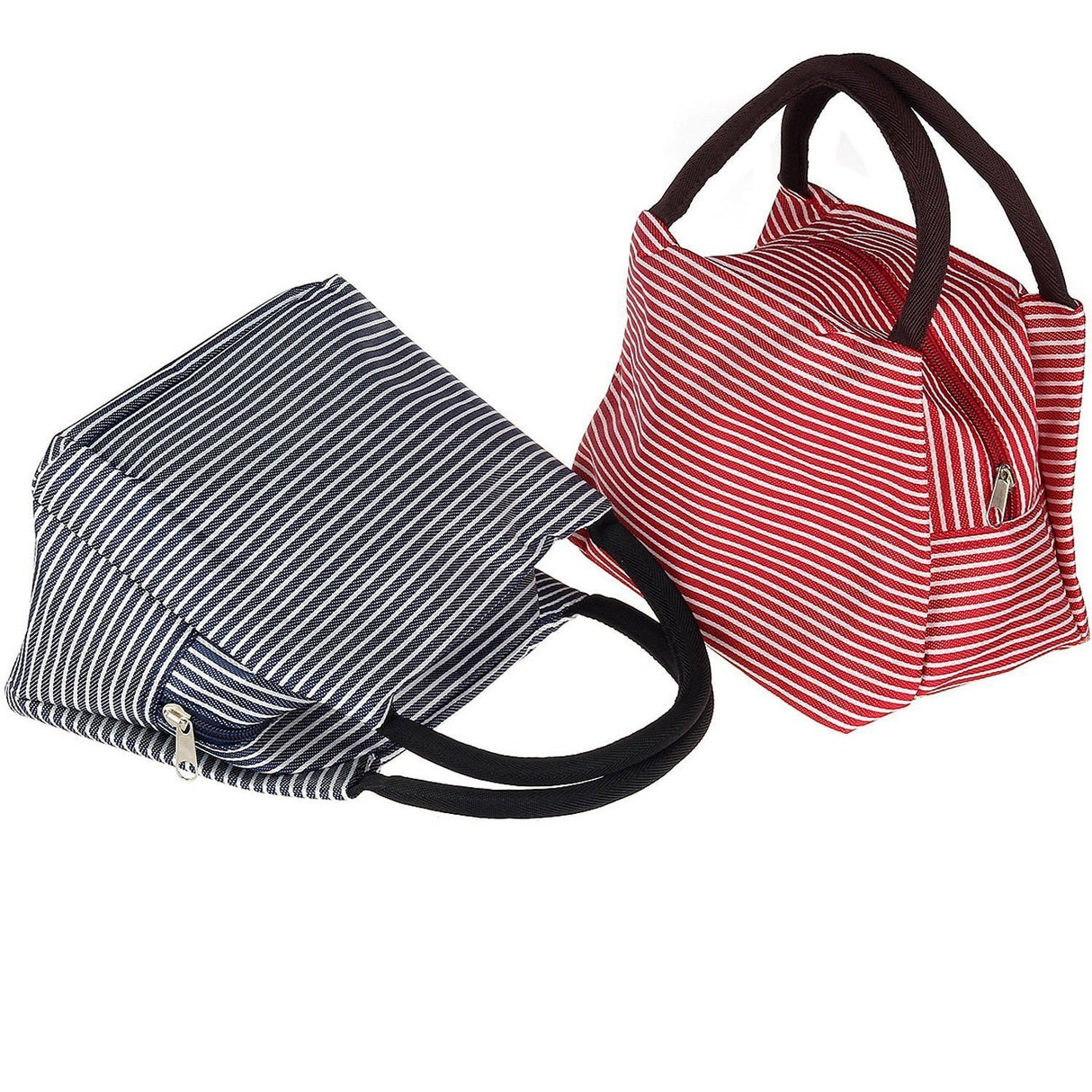 Sac fourre-tout à rayures pour déjeuner 