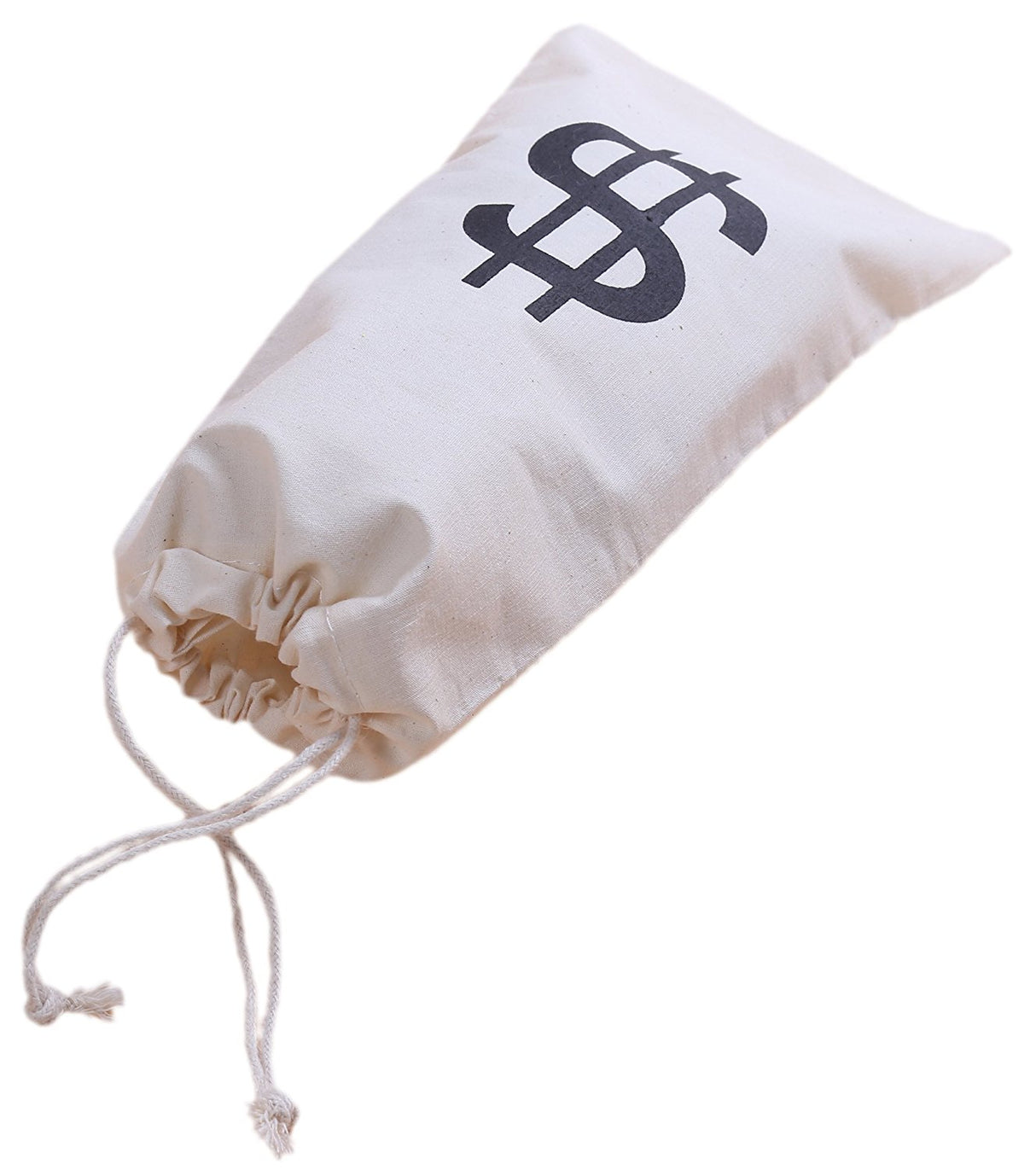 Sac à cordon en toile avec pochette pour billets 
