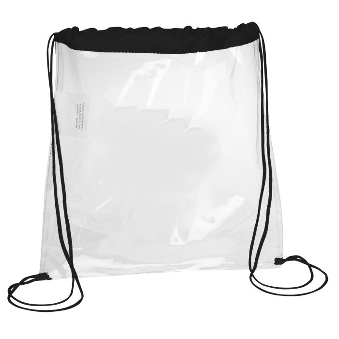 Sac de sport transparent à cordon de serrage 