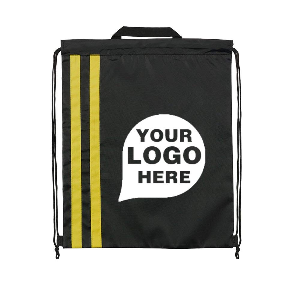 Reflective Strip Drawstring Backpack