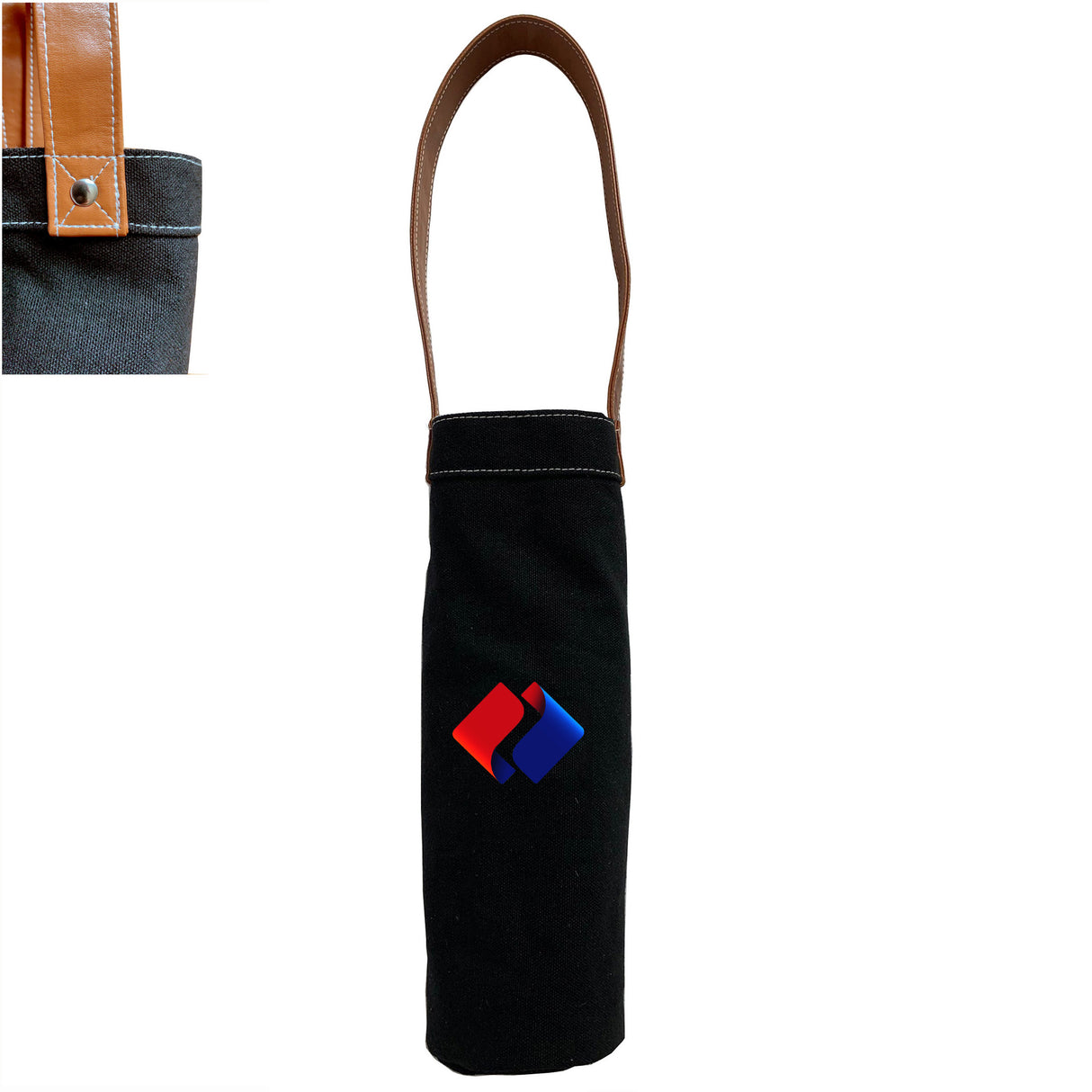 Sac à vin simple en toile 