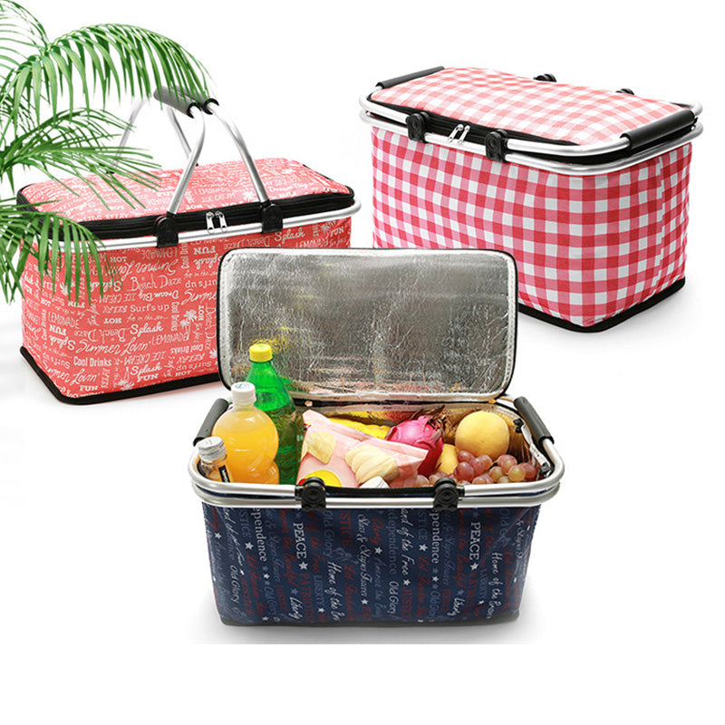 Panier de pique-nique isotherme pliable 