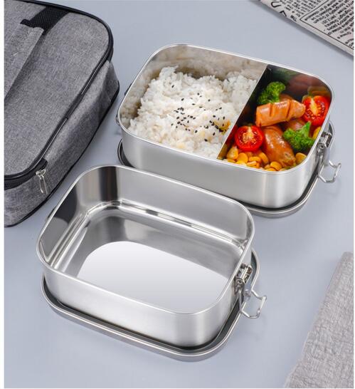 304 Stain Steel Bento Box - Yorkn Inc✅