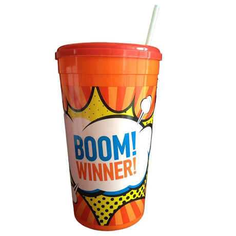 32oz Square Stadium Cup With Lid - Yorkn Inc✅