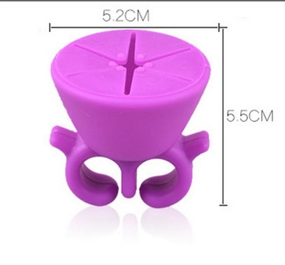 Bouteille de gel pour ongles portable en silicone souple pour femmes 