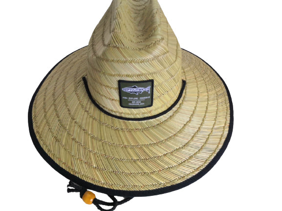 Chapeau de plage classique en paille 