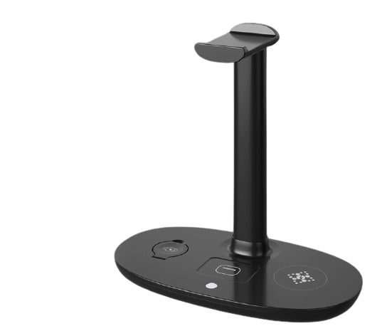 Support de casque 4 en 1 avec chargeur sans fil 