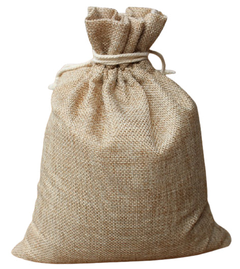 Pochette avec fermeture à cordon 