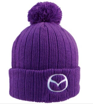 Bonnet à pompon en tricot 