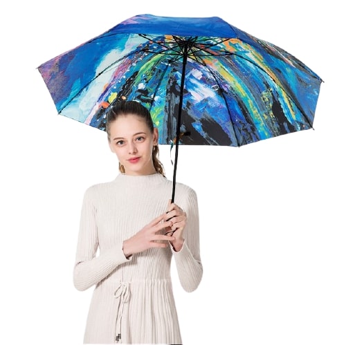 Parapluie pliant personnalisé imprimé 