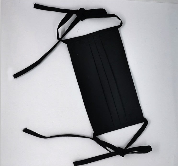 Masque avec boucles qui passent derrière la tête 