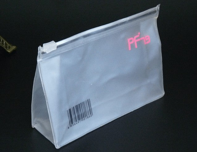 Trousse de toilette transparente en PVC pour maquillage et cosmétiques, pochette de voyage étanche 