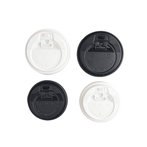 Tasses à café double couche de 8 oz avec couvercle 