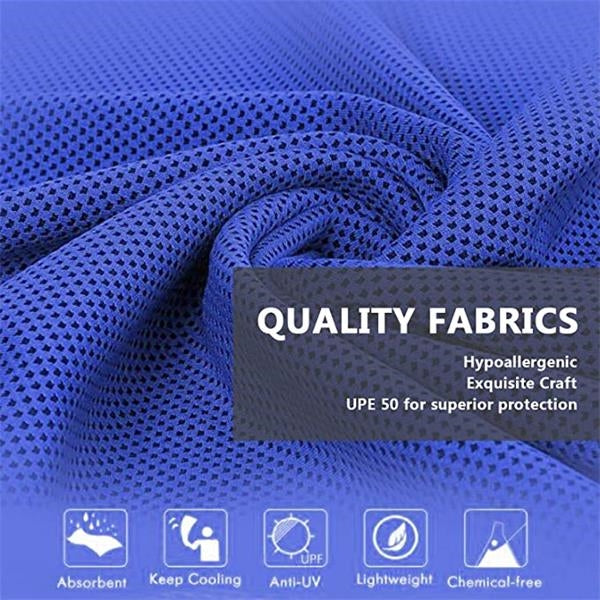 Serviette rafraîchissante en microfibre douce et respirante 