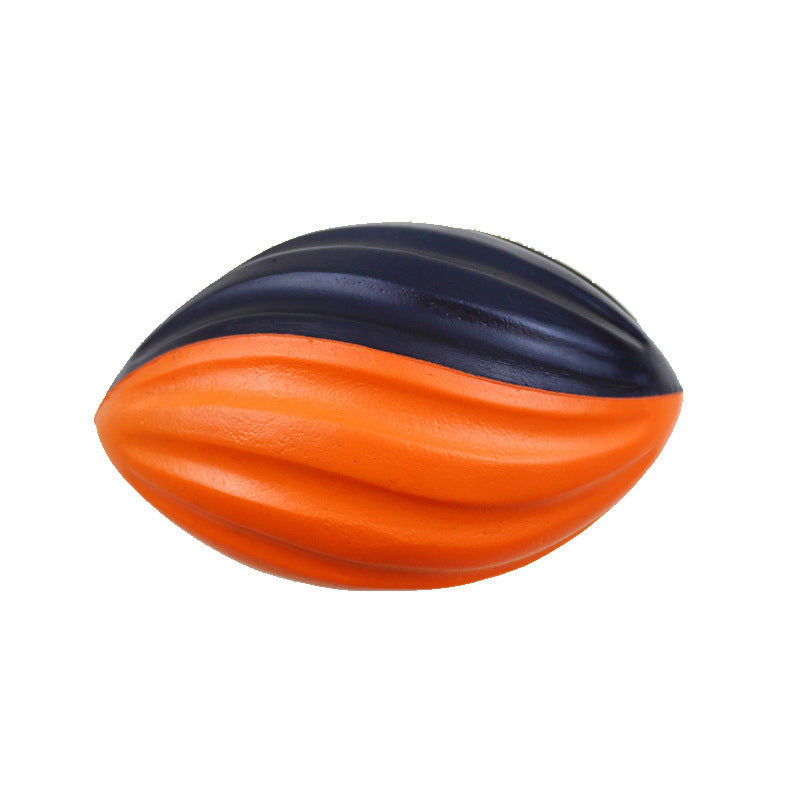 Ballon de football en mousse spiralée bicolore 