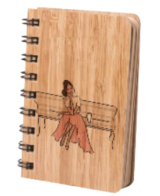Carnet de notes en bambou écologique 