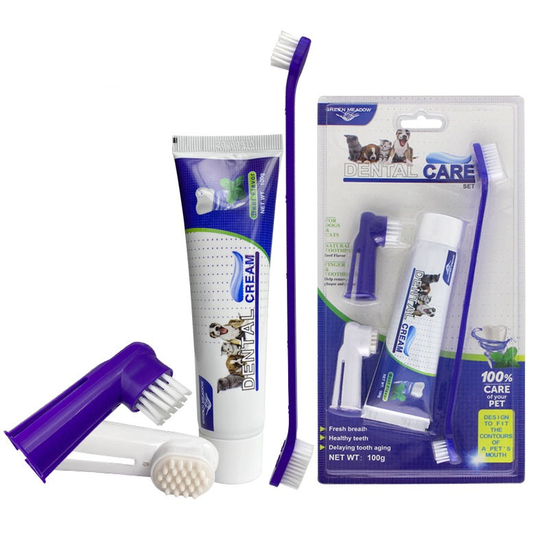 Kit d'élimination de la plaque dentaire pour chien 