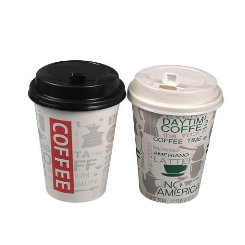 Tasses à café de 10 oz avec couvercle 