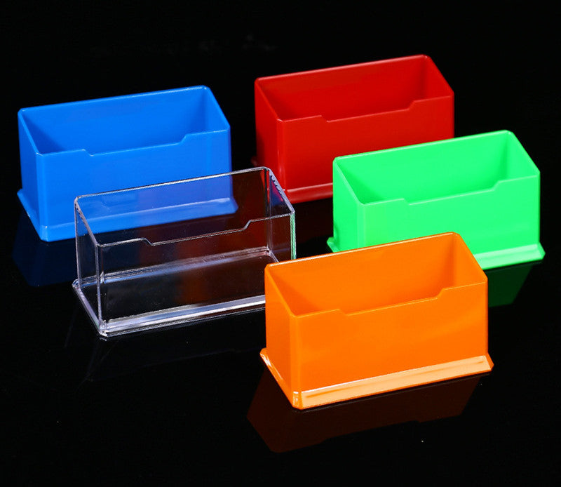 Porte-cartes de visite classique en plastique 