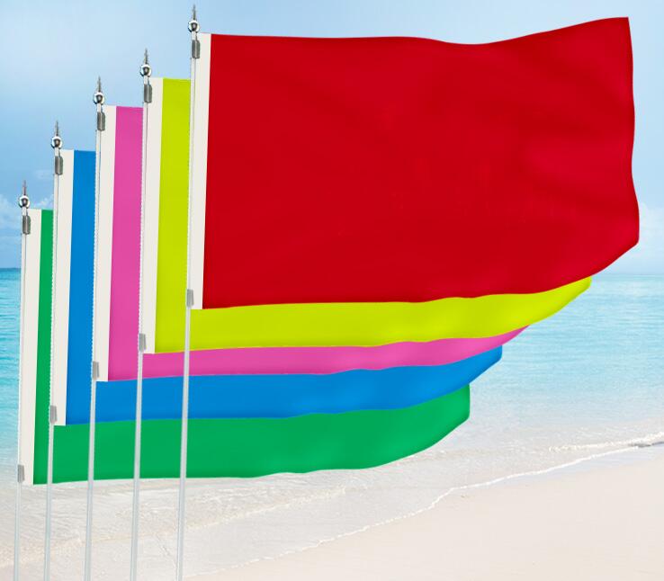 Drapeau à main avec mât 