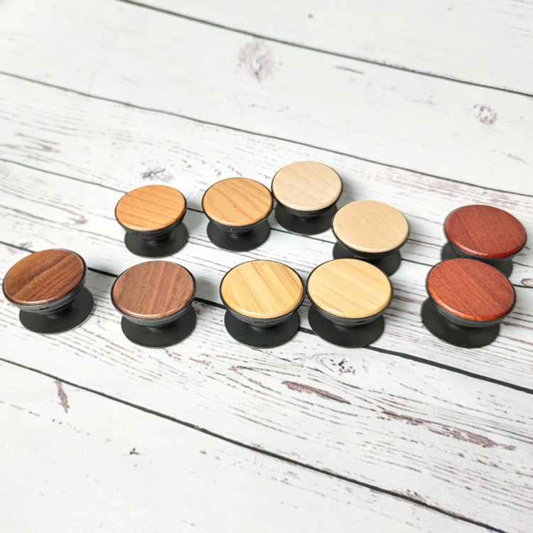 Support de téléphone Pop Socket en bois 