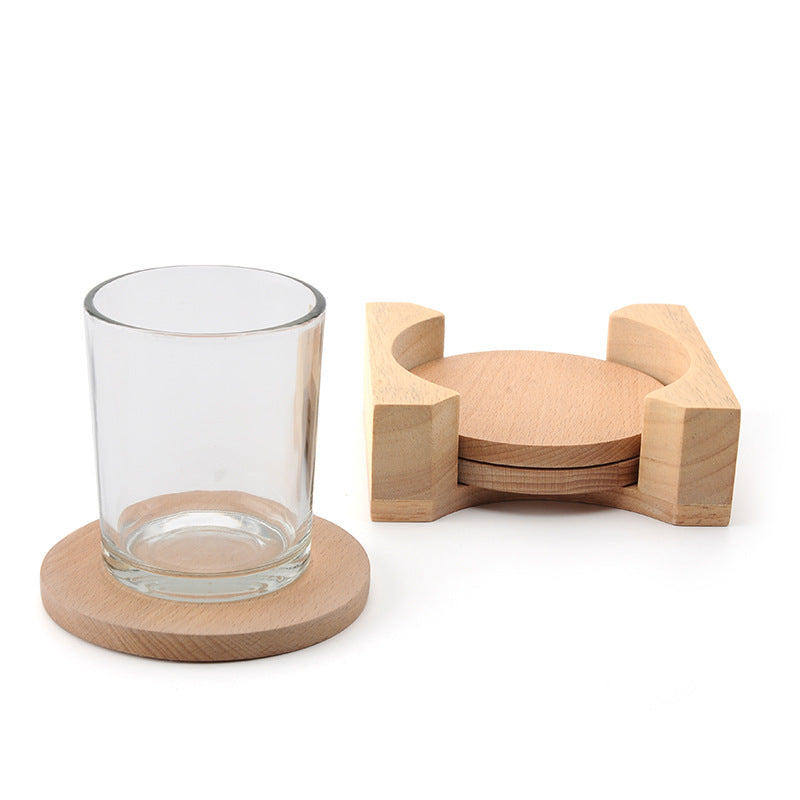 Coffret cadeau sous-verre et bouchon à vin 