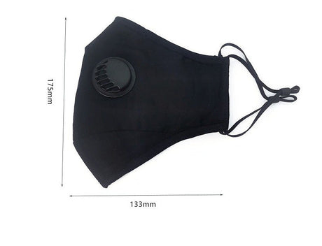 3ply Cotton Mask With Breathing Valve - Yorkn Inc✅