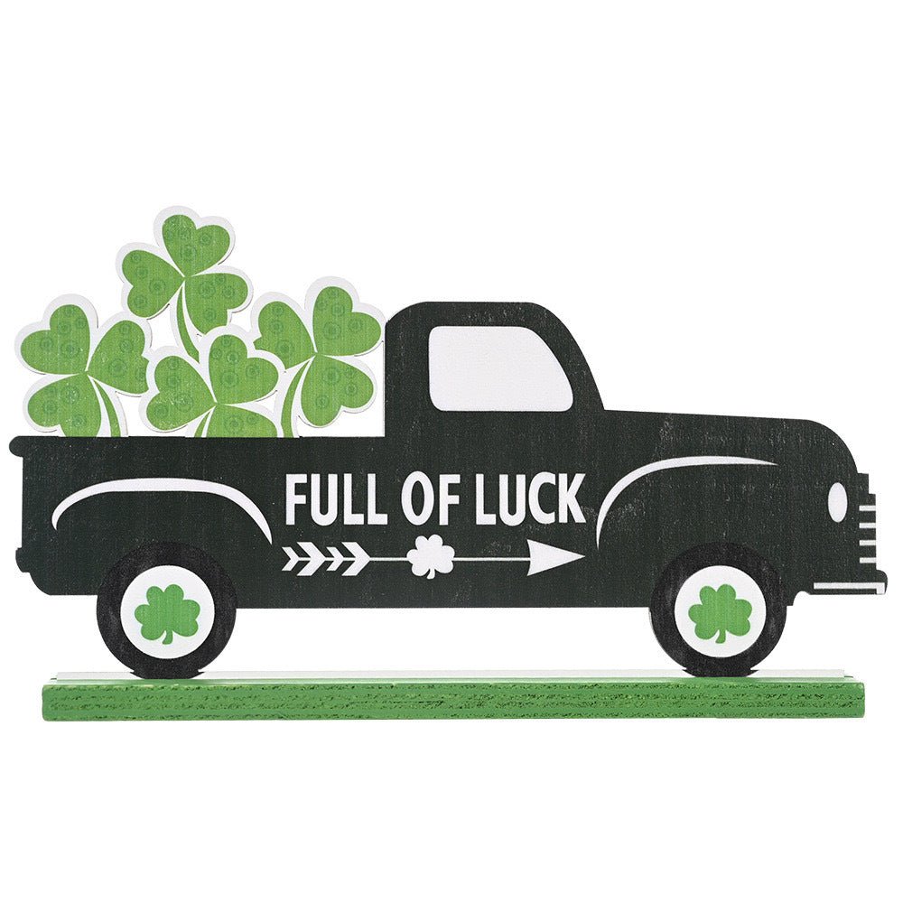 3x2" Pickup Truck Shaped Wooden Ornament - Yorkn Inc✅