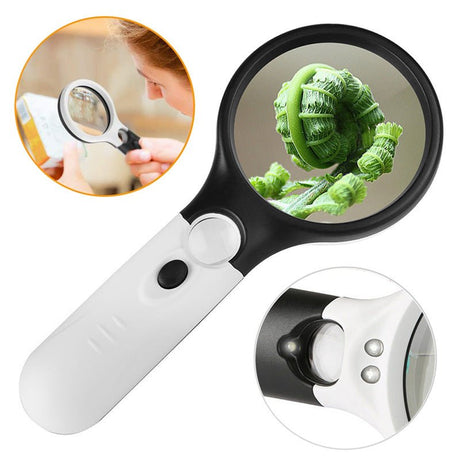 3x45x Handheld Led Magnifier - Yorkn Inc✅