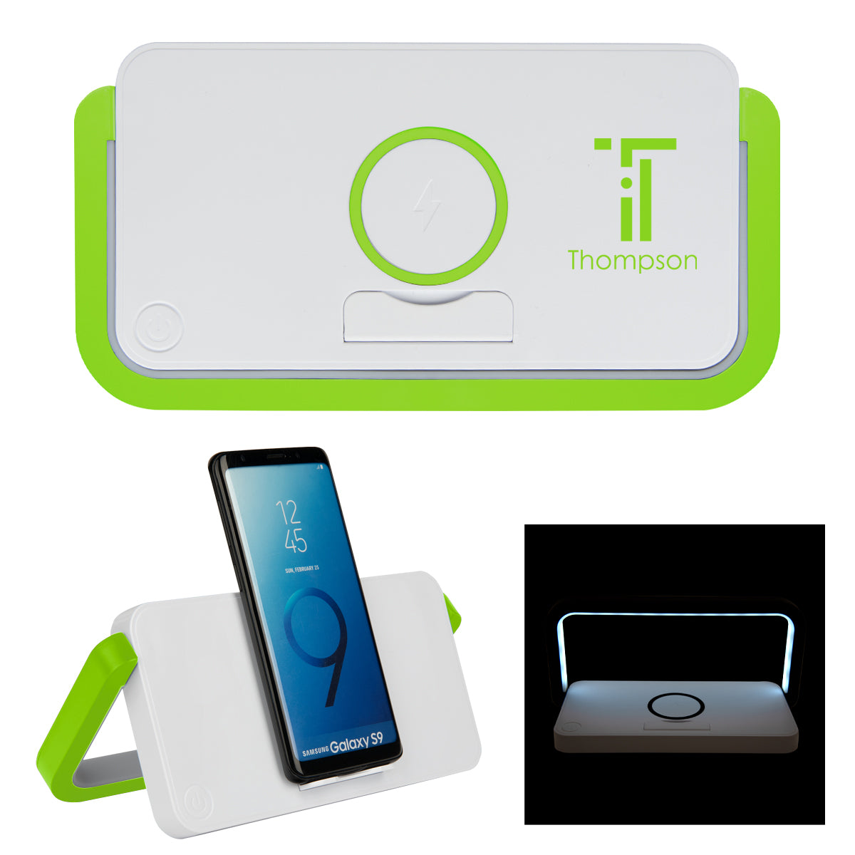 Lampe de lecture de bureau avec chargeur sans fil 
