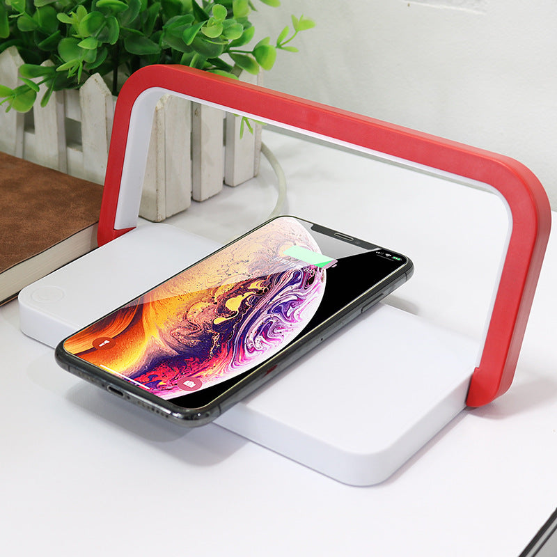 Lampe de lecture de bureau avec chargeur sans fil 