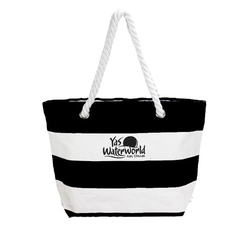 Sac de plage rayé 