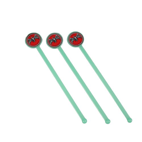 Bâtonnets mélangeurs en plastique avec drapeaux 