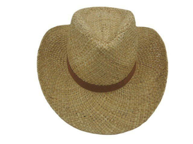 Chapeau de cowboy en paille western 